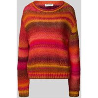LOLLYS LAUNDRY Strickpullover mit Rundhalsausschnitt Modell 'Fairhaven' in Rot, Größe XS von LOLLYS LAUNDRY
