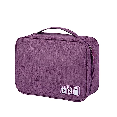LOLPALONE 2 Stück Cable Storage Bag Organizer Elektronisch Digital Wasserdicht Datenspeicher USB Tragbar,B von LOLPALONE