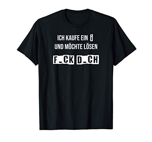 Herren Ich kaufe ein i und möchte lösen T-Shirt Herren Ich kaufe ein i und möchte lösen T-Shirt von LOLwhat.de