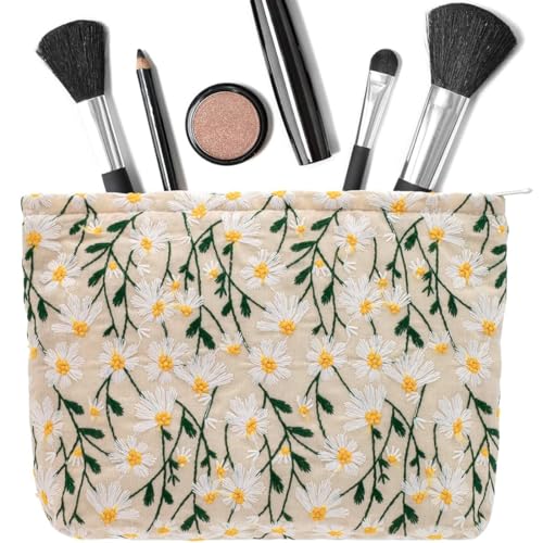 LOMSUXA Kosmetiktasche Klein Kulturtasche Make up Tasche Damen Mädchen Schminktasche Organizer für Reise Geschenk von LOMSUXA