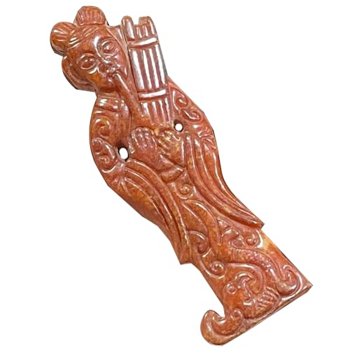 LONDAEE Ancient Jade Old Objects Collection Jade Stein Schöne Frauen Anhänger Dekoration 2, Large, Jade von LONDAEE