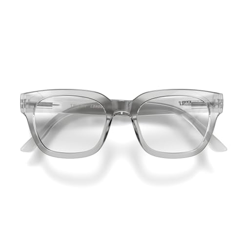 LONDON MOLE® Tricky Blaulichtfilterbrillen | Coole quadratische/rechteckige/trapezförmige Blaulichtblocker | Reduziert Augenbelastung | Für Männer, Frauen, Unisex | Federbrücken LONDON MOLE® Tricky Blaulichtfilterbrillen | Coole quadratische/rechteckige/trapezförmige Blaulichtblocker | Reduziert Augenbelastung | Für Männer, Frauen, Unisex | Federbrücken von LONDON MOLE