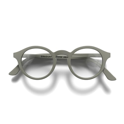 LONDON MOLE® „Graduate“-Lesebrille – coole runde Brille für Männer und Frauen, entworfen für Stil, Komfort und Haltbarkeit –mattgrau – Vergrößerung +1.5 LONDON MOLE® „Graduate“-Lesebrille – coole runde Brille für Männer und Frauen, entworfen für Stil, Komfort und Haltbarkeit –mattgrau – Vergrößerung +1.5 von LONDON MOLE