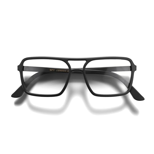 LONDON MOLE® Spy Lesebrille | Coole quadratische Pilotenleser | Herren Damen Unisex | Feder-Scharniere von LONDON MOLE