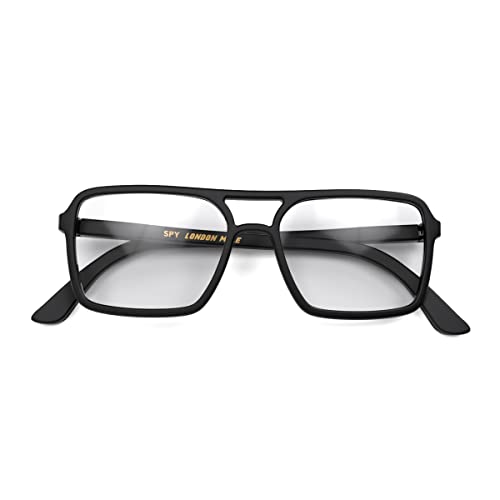 LONDON MOLE® Spy Blaulichtfilterbrille | Coole quadratische Aviator-Form | Reduziert Augenbelastung | Für Männer, Frauen, Unisex | Federbeschläge LONDON MOLE® Spy Blaulichtfilterbrille | Coole quadratische Aviator-Form | Reduziert Augenbelastung | Für Männer, Frauen, Unisex | Federbeschläge von LONDON MOLE