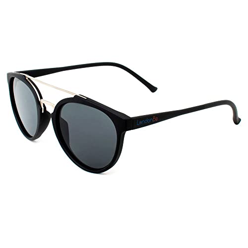 LONDONBE Unisex LB79928511119 Sonnenbrille, Negro Mate Rubber, 45/17/135 von LONDONBE