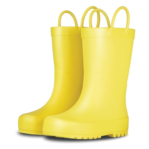 Lone Cone Elementary Collection Regenstiefel aus hochwertigem Naturkautschuk mit mattem Finish für Kleinkinder und Kinder, gelb - jaune soleil, 25 EU Lone Cone Elementary Collection Regenstiefel aus hochwertigem Naturkautschuk mit mattem Finish für Kleinkinder und Kinder, gelb - jaune soleil, 25 EU von LONECONE