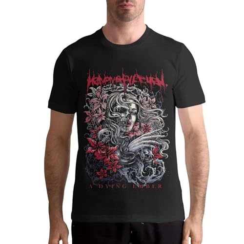 Heaven-Shall-Burn-T-Shirt-Mens-Custom-Pattern-Short-Sleeve-Top-Tees Black S von LONG TA