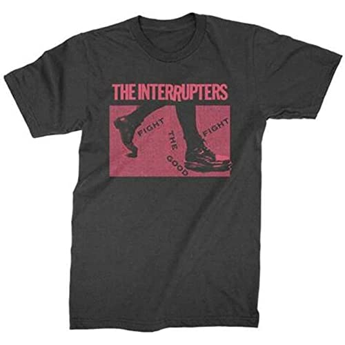The INTERRUPTERS Fight The Good Fight T Shirt Kings Road Merch Black Grey XL von LONG TA