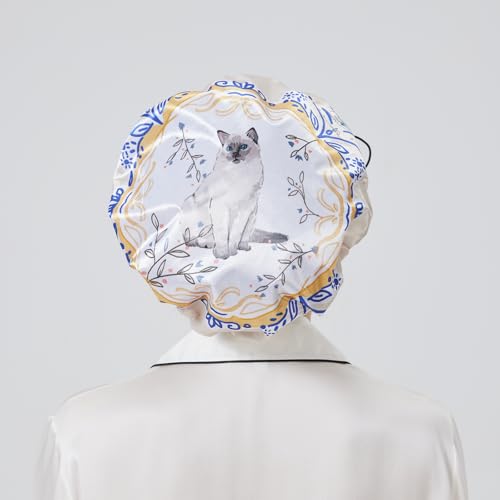 LONGDON HOMEONE Duschhauben für Damen, 6 Stück, verstellbarer Kordelzug, elastische und wiederverwendbare Badekappen, doppelte wasserdichte Schichten, Haarkappe, nicht empfindlicher Badehut für LONGDON HOMEONE Duschhauben für Damen, 6 Stück, verstellbarer Kordelzug, elastische und wiederverwendbare Badekappen, doppelte wasserdichte Schichten, Haarkappe, nicht empfindlicher Badehut für von LONGDON HOMEONE