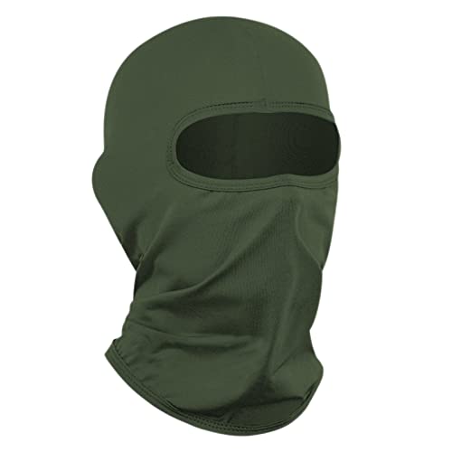 LONGKING Sturmhauben,Skimaske,Balaclava für Damen und Herren–UV-Schutz,Winddicht Warm,Motorradfahren,Snowboarden für Radfahren Outdoor Sports,Armeegrün von LONGKING