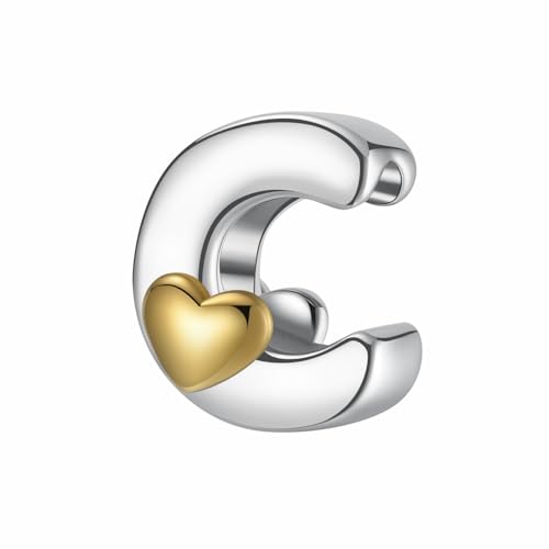 LONGLUCK Complete A~Z Alphabet Charm Letter Beads Solid 928 Sterling Silber passt europäischen Armbänder Halskette Frauen Schmuck Geschenk Optionen LONGLUCK Complete A~Z Alphabet Charm Letter Beads Solid 928 Sterling Silber passt europäischen Armbänder Halskette Frauen Schmuck Geschenk Optionen von LONGLUCK