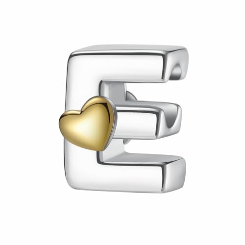 LONGLUCK Complete A~Z Alphabet Charm Letter Beads Solid 930 Sterling Silber passt europäischen Armbänder Halskette Frauen Schmuck Geschenk Optionen LONGLUCK Complete A~Z Alphabet Charm Letter Beads Solid 930 Sterling Silber passt europäischen Armbänder Halskette Frauen Schmuck Geschenk Optionen von LONGLUCK