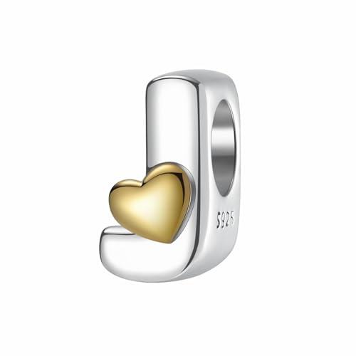 LONGLUCK Complete A~Z Alphabet Charm Letter Beads Solid 935 Sterling Silber passt europäischen Armbänder Halskette Frauen Schmuck Geschenk Optionen LONGLUCK Complete A~Z Alphabet Charm Letter Beads Solid 935 Sterling Silber passt europäischen Armbänder Halskette Frauen Schmuck Geschenk Optionen von LONGLUCK