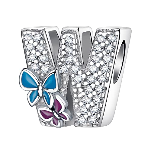 LONGLUCK Complete A~Z Alphabet Charm Letter Beads Solid 948 Sterling Silber passt europäischen Armbänder Halskette Frauen Schmuck Geschenk Optionen LONGLUCK Complete A~Z Alphabet Charm Letter Beads Solid 948 Sterling Silber passt europäischen Armbänder Halskette Frauen Schmuck Geschenk Optionen von LONGLUCK