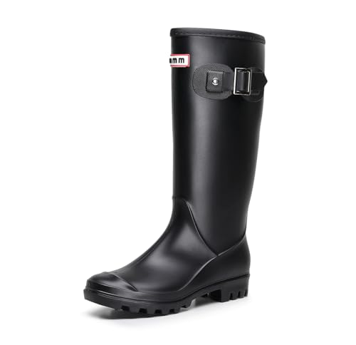 Regenstiefel für Damen, wasserdichte Gartenschuhe, Gummistiefel, rutschfeste kniehohe Regenstiefel für Damen, leichte Damen-Arbeit, hohe Angelstiefel, modische Mid-Calf-Regenschuhe für den Regenstiefel für Damen, wasserdichte Gartenschuhe, Gummistiefel, rutschfeste kniehohe Regenstiefel für Damen, leichte Damen-Arbeit, hohe Angelstiefel, modische Mid-Calf-Regenschuhe für den von LONGTAIKAMAN