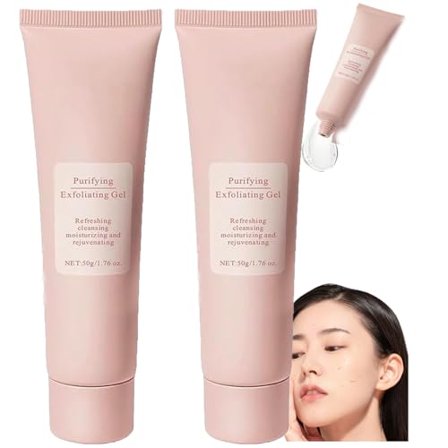 Convenientto Purifying Exfoliating Gel, Cautiecimal Glow God-Dess Purifying Exfoliating Gel for Dark Spot Remover Facial Exfoliator Cleanser, Deep Cleansing Facial Cleanser Scrub (2PC) von LONGTO