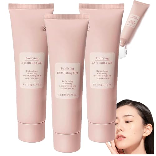 Convenientto Purifying Exfoliating Gel, Cautiecimal Glow God-Dess Purifying Exfoliating Gel for Dark Spot Remover Facial Exfoliator Cleanser, Deep Cleansing Facial Cleanser Scrub (3PC) von LONGTO