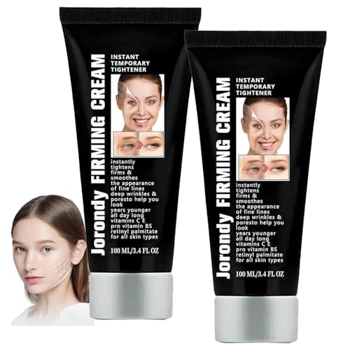 Jorondy Firming Cream, 100ml New Upgraded Anti-Wrinkle Skin Cream, Hydrating Instant Firming Skin Tightening Creams for Face, Reduce & Smooth Fine Lines for All SkinTypes (2pc) von LONGTO
