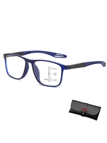 LONGTO Banogalle Brille, Banogalle Automatik Brille, German Intelligent Auto Focus Anti-Blaulicht Reading Glasses for Women and Men, Anti-Blaulicht Intelligente Zoom Automatische Brillen (E,3X) von LONGTO