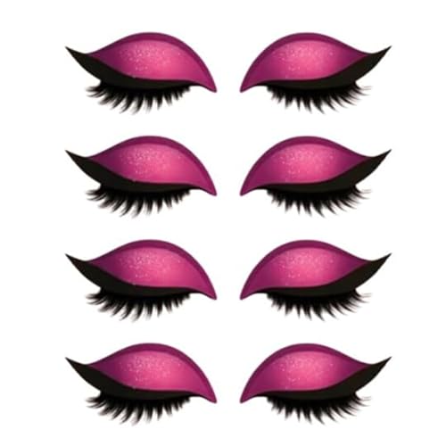 Pneuialmatic Lazy Eye Shadow Eyelash Patch, Superloveyou/Carkeyco/Superidealmall Lazy Eye Shadow Eyelash Patch, 3D Reusable Eyelashes Makeup Stickers, With False Lashes & Shadow (A) von LONGTO