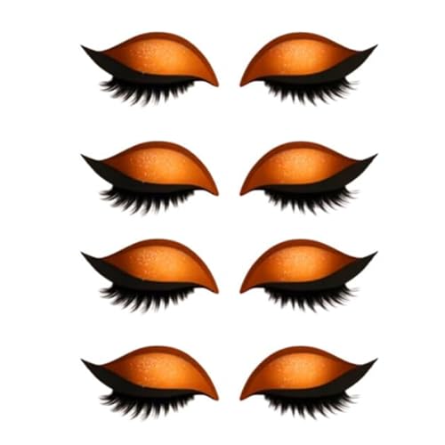 Pneuialmatic Lazy Eye Shadow Eyelash Patch, Superloveyou/Carkeyco/Superidealmall Lazy Eye Shadow Eyelash Patch, 3D Reusable Eyelashes Makeup Stickers, With False Lashes & Shadow (H) von LONGTO