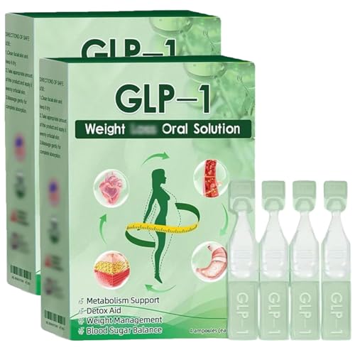 STDEI GLP-1 Orale Lösung, STDEI GLP-1 Oral Solution, Natural Glp-1 Orale Flüssigkeit, für Frauen und Männer (2Box) von LONGTO