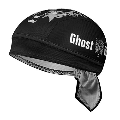 Bandana Kopftuch Herren Schnell Trocknender Bandana Cap Atmungsaktiver Piratenhut UV Schutz Schweißabsorbierendes Bikertuch Weiche Dünne Turban Mütze Funktionskappe für Outdoor Radfahren Motorrad von LONTG