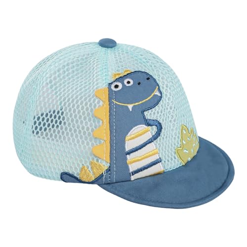 Baseballmütze Baby Junge Mädchen Netzhut Baumwolle Atmungsaktiver Baseball Cap Verstellbarer Basecap Anti-UV Sonnenschutz Schirmmütze Cartoon Kinderhut Sommer Outdoor Schirmkappe für 1-3 Jahre Kinder von LONTG