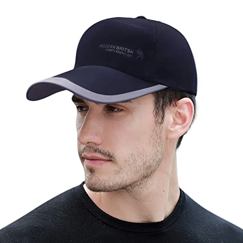 Baseballmütze Herren Baumwolle Baseball Cap Lange Krempe Baseballkappe Verstellbare Schirmmütze Anti UV Sonnenschutz Sporthut Freizeithut Modischer Basecap Schirmkappe für Outdoor Sport Radfahren von LONTG