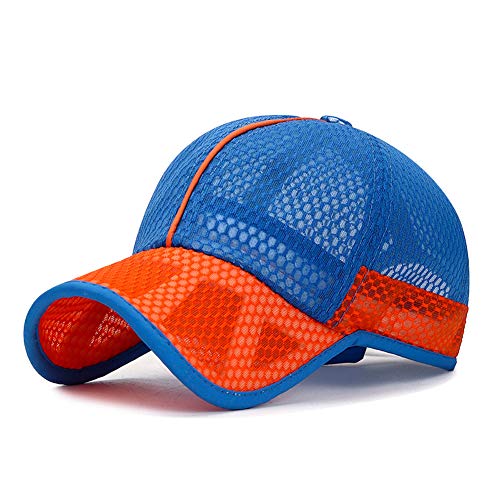 Baseballmütze Junge Mädchen Mesh Baseball Cap Atmungsaktiver Netzhut Verstellbarer Basecap Anti-UV Sonnenschutz Schirmmütze Weicher Dünner Kinderhut Sommer Outdoor Schutzkappe für 2-5 Jahre Kinder von LONTG