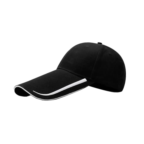 Kappe Sonnenschutz Herren Damen Cap Lange Krempe Sonnenhut Unisex Hut Baumwolle Baseballkappe UV Schutz Sommerhut faltbar Sommer Outdoorhut verstellbar Baseballcap für Fahrer Outdoor von LONTG