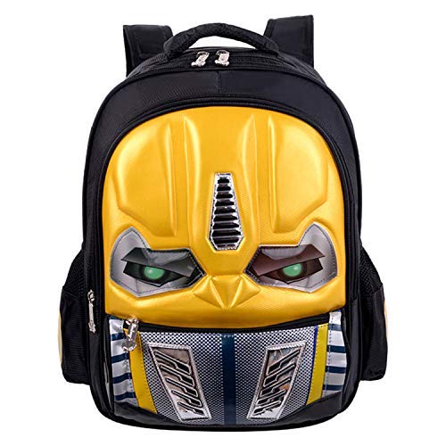 Kindererucksack Hartschale Auto Schultasche unisex für Klasse 1-3-6 Mädchen Jungen Vorschule Grundschule Rucksack Kinder 3D wasserfest für Buch Schreibwaren Lebensmittel Spielzeug Rucksäcke Daypack von LONTG