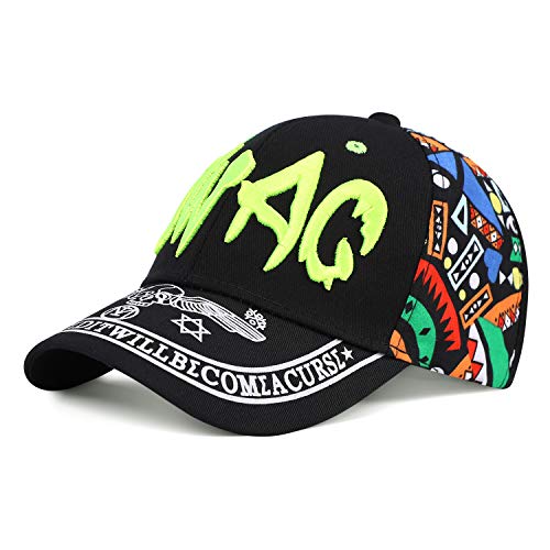 LONTG Baseball Cap Damen Herren Baseballmütze Baumwolle Atmungsaktiver Basecap Verstellbare Schirmmütze Gestickte Buchstaben Sonnenhut Modische Damenhut Weiche Schutzkappe für Outdoor Aktivitäten von LONTG