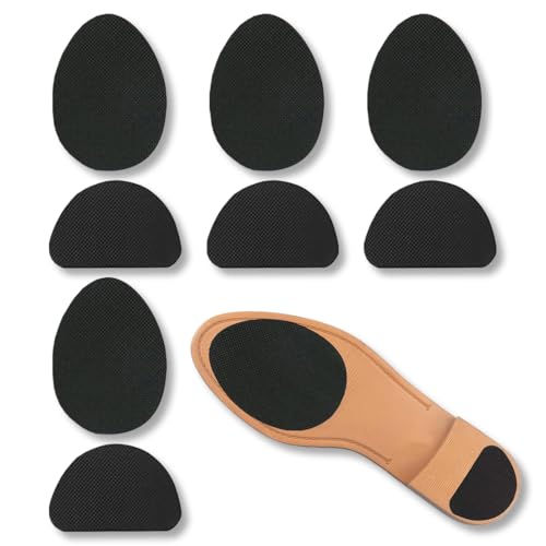 LONZIKP 8 STK Anti-Rutsch Gummisohlen zum Aufkleben Schuhsohlen Reparatur Gummi Protektoren Sohle Pads Aufkleber für Rutschfeste Schuhe von LONZIKP