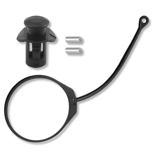 LONZIKP Auto Tankdeckel Gummiband, Kraftstofftankdecke Linie, Halteband, Gummi Kabel (Seil mit Öse) von LONZIKP