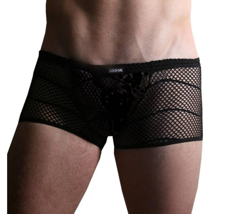 LOOK ME Boxershorts Herren Boxershorts Mesh Männer Netz-Boxer 01-67 von LOOK ME