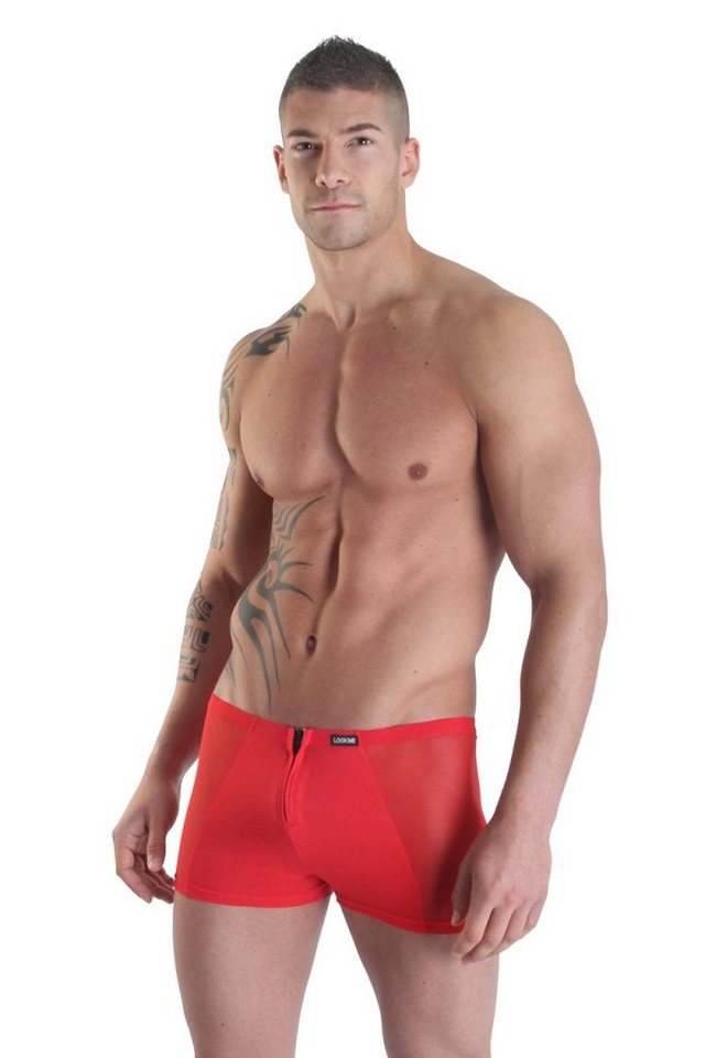 LOOK ME Boxershorts Herren-Shorts in rot - S von LOOK ME