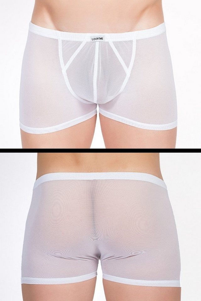 LOOK ME Boxershorts Herren-Shorts in weiß - S von LOOK ME