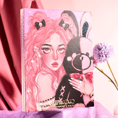LOOKLOOK Make up Palette 62 Farben. Puder Lidschatten und Highlighter. Make Up Set Hochpigmentiertes Make-up, Leicht zu Verblenden. (223137) von LOOKLOOK