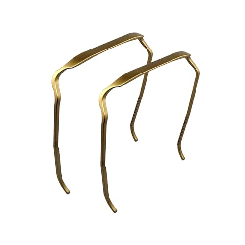 LOOM TREE® Lockiges, dickes Haar, großes Stirnband, Unisex, langlebig, 140 x 155 mm, unsichtbarer Haarreif, Roségold von LOOM TREE