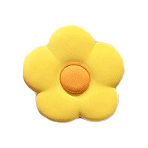 LOOMIKKE Niedliche Ringe in Blumenform, Paarringe, Freundschaften, Fingerringe, Schmuck, Cartoon-Ringe, Harzmaterial, Geschenk für Kinder, Large, Harz, Kein Edelstein von LOOMIKKE