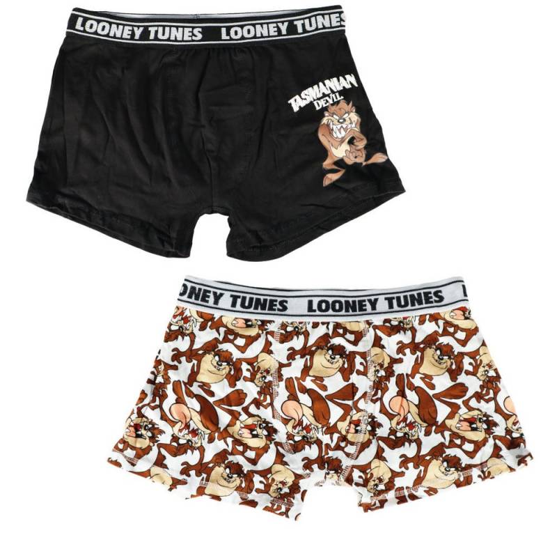 LOONEY TUNES Boxershorts Looney Tunes TAZ Herren Boxershorts Unterhose 2er Pack (2-St) Gr. S bis XXL von LOONEY TUNES