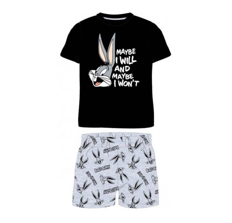 LOONEY TUNES Pyjama Bugs Bunny Pyjama Jungen, Maybe I will and maybe not, Größen 92–128 (Set, 2 tlg) von LOONEY TUNES