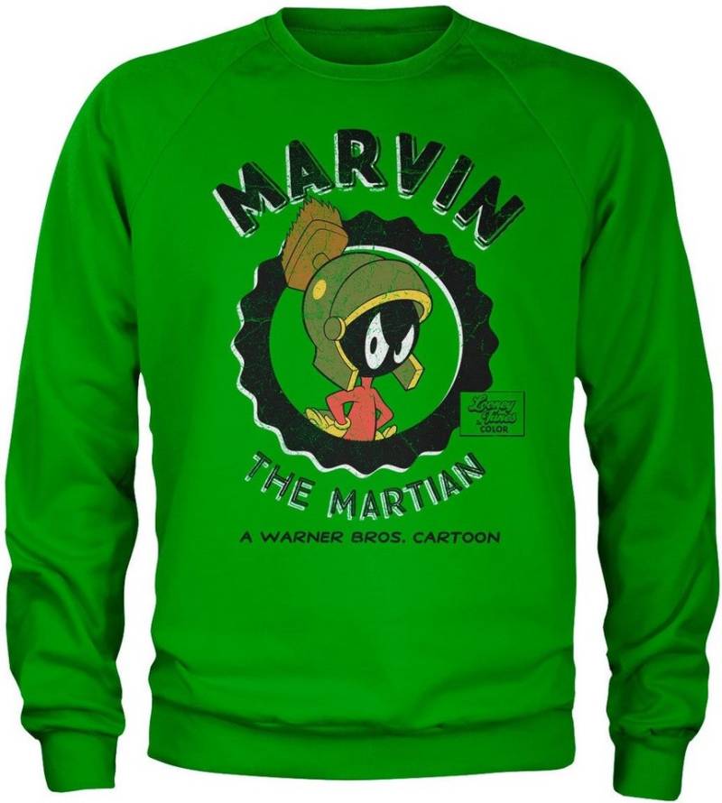 LOONEY TUNES Rundhalspullover Marvin The Martian Sweatshirt von LOONEY TUNES