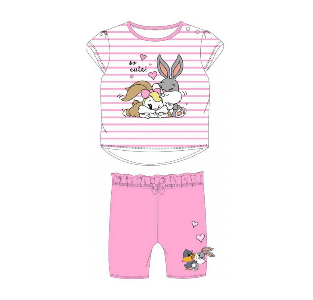 LOONEY TUNES Shirt & Hose Baby- Set 'So Sweet', Looney Tunes Motiv, Kurzes Shirt & Leggings (Set, 2-tlg) von LOONEY TUNES