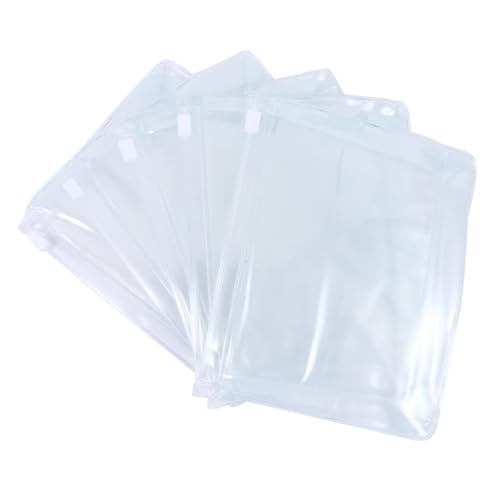 LOORGVEL 10 Stück Teiliges Durchsichtige PVC Kosmetiktaschen mit Reißverschluss wasserdichte Make Up Organizer Taschen für Reisen Toilettenartikel Alltag Leichte Transparente Schminkbeutel von LOORGVEL