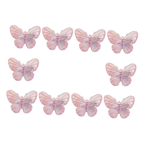 LOORGVEL 10 Stück Teiliges Kleine Schmetterlings Haarspangen für Mädchen Frauen und Langlebige Haarklammern mit Kreativem Design Vielseitig für Verschiedene Frisuren und Outfits Geeignet von LOORGVEL