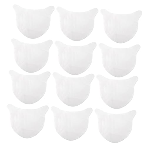 LOORGVEL 100 Stück Einweg Halsmaske Papier Atmungsaktive DIY Nackenpflege Tuchmasken Weiche Baumwolle Hautfreundliche Nackenabdeckung für Spa und Kosmetikbehandlungen von LOORGVEL