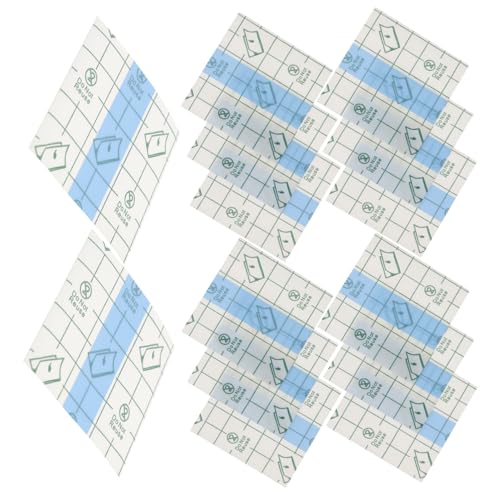 LOORGVEL 100 Stück Einweg Selbstklebende Make up Mischpalette Transparent Pu Film für Foundation Lippenstift Lidschatten Nagellack Farbmischung Kosmetik Palette von LOORGVEL